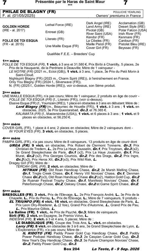 Miniature pedigree