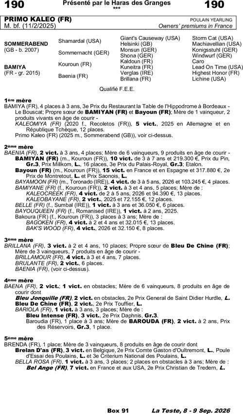 Miniature pedigree