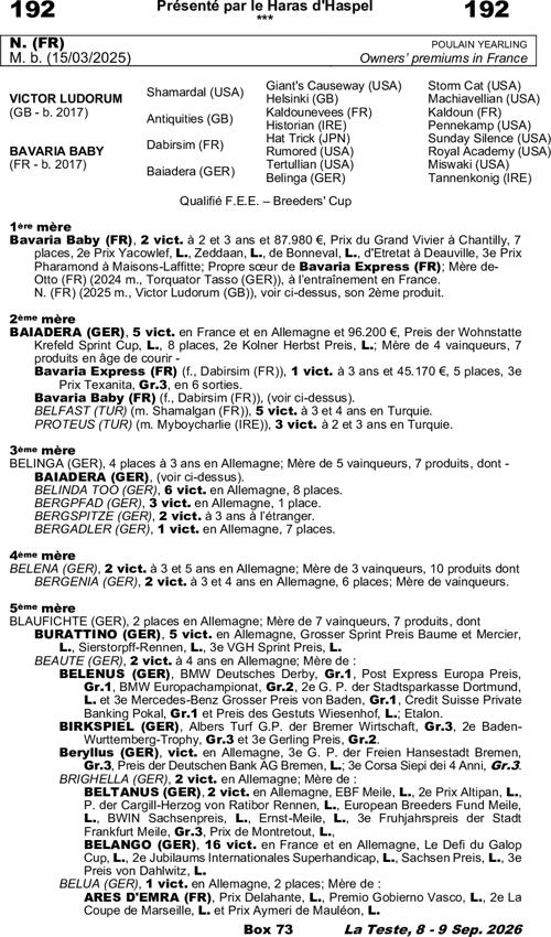 Miniature pedigree