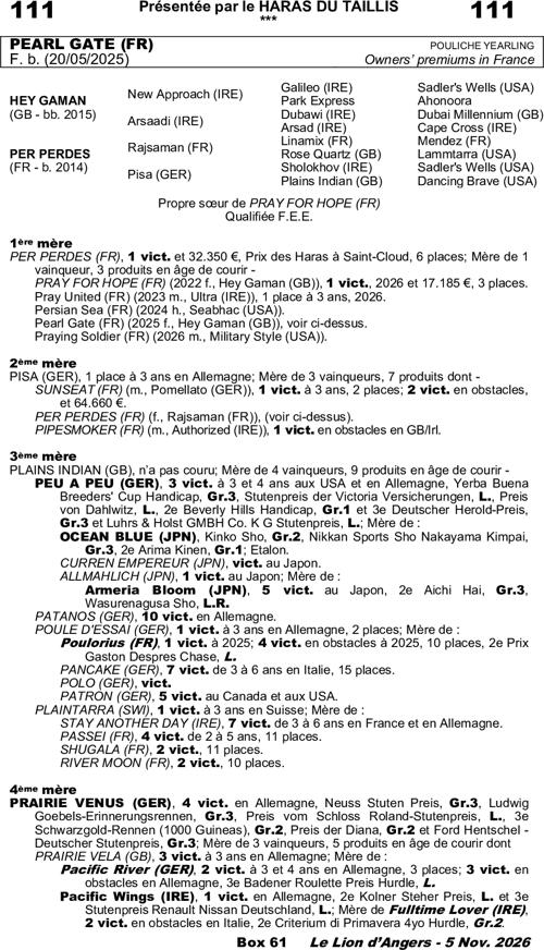 Miniature pedigree